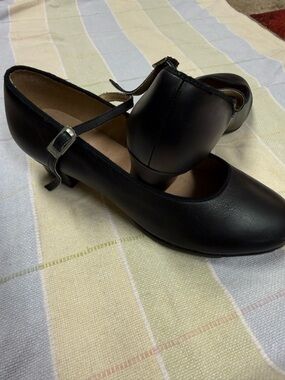 Vintage BLOCH PROFESSIONAL leather dance tap/jazz shoes. Ex condition. 10.5
